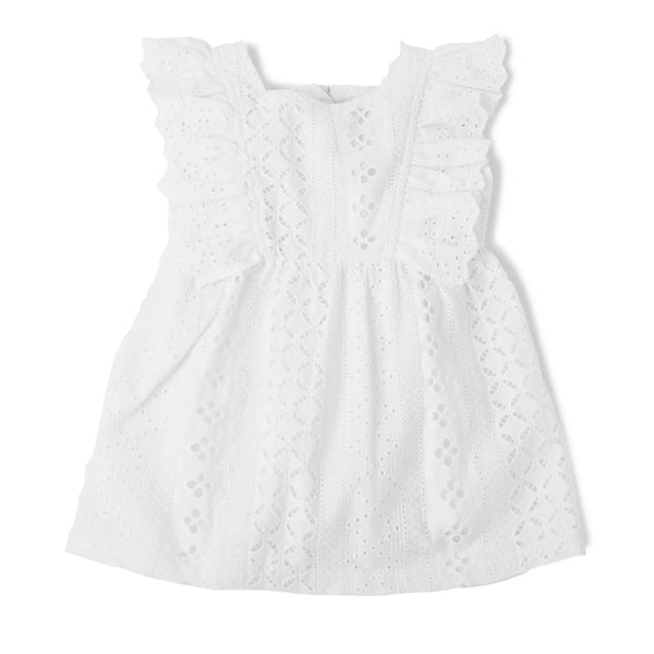 Pretty in White Summer Dress