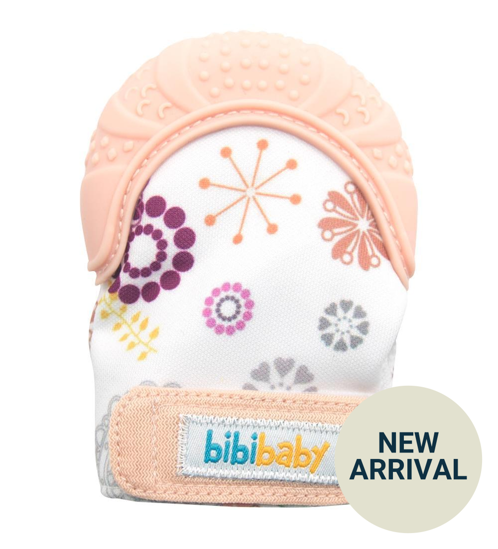 Bibibaby Teethig Mitts - Coral